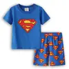 Roupas de Casa Amarelas de Desenho Animado de Manga Curta para Meninos Roupas Infantis Roupa de Verão Primavera Roupa para Ar Condicionado Pijama K207