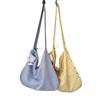 4481 Coréia do Sul Mesmo Estilo Bolsa Floral Bolsa Fina de Algodão Grande Capacidade Bolsa de Ombro Transversal Retrô Bolsa de Axila Artística