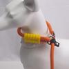 Correa Ajustable para Mascotas Transfronteriza Que No Lastima las Manos, Correa P de Cuerda, Correa P de Cadena, Correa de Perro de Espuma, Cadena para Perro, Correa de Color Contrastante, Fluorescente