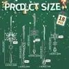 Haobei Suprimentos de Decoração de Natal Novos Transfronteiriços Tiras de Gelo de Natal Flocos de Neve Transparentes Bolas de Mirtilo Cones de Gelo Acrílicos