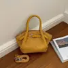 Bolso de mano de gran capacidad para mujer, nuevo bolso de hombro casual de moda para el verano 2026, adecuado para ir al trabajo y uso al aire libre, bolso cruzado tipo cubo