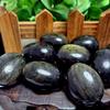 100 gramos de precio alrededor de 20-30 mm obsidiana dorada adornos de piedra rodada piedra desnuda