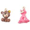 Changjin veado elefante gato urso pardo animal pequeno tridimensional liga pingente de gota de óleo DIY pulseira brincos acessórios de joia