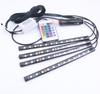 5050RGB 12LEDs luz de ambiente luz para pies luz de decoración de coche luz de ambiente colorida para interior de coche luz de ambiente
