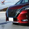 Adequado para 20 Nissan Serena Para-choque Dianteiro Modificado Tiras Decorativas de Proteção Brilhantes Tiras Anticolisão Para-choque Traseiro C27