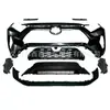 Adecuado para Toyota Rav4 2022 Versión Americana Rejilla de Ventilación del Parachoques Delantero Rejilla Central Negra para Coche Piezas de Carrocería