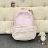 Mochila xadrez estilo japonês, fresca e simples para estudantes, adequada para escola, deslocamento e viagens; grande capacidade, casual e versátil