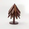 Árvore de Natal Bambu Isolamento Térmico Tapete Conjunto de Armazenamento Tapete Anti-Queimadura para Panelas e Tigelas Tapete de Mesa Moderno Simples