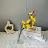 Simulação de Wintersweet ramos de Wintersweet arranjo de flores bonsai decoração todos os tipos de Wintersweet shopping center decoração interna e externa simulação de flor de ameixa