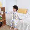 Saco de dormir de manga larga para niños de primavera y verano, algodón Lycra sin costuras, ropa delgada para escalar, mameluco de algodón suave para bebé, una generación de pelo
