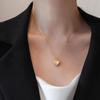 Collar de Acero Inoxidable Amor Más Vendido Europeo y Americano para Mujer Diseño Nicho de Celebridad de Internet de Alta Gama Versátil Collar que No se Desvanece Venta al por Mayor