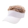 Nueva Peluca Gorra de Béisbol Hip Hop Divertida Integrada para Exteriores Ala Ancha Pico de Pato Sombrero para el Sol Sudeste Asiático Artículo Caliente Transfronterizo
