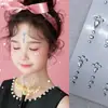 Pegatina para la Cara Pegatina de Diamantes de Imitación Perla Diamante Pegatina de Diamante Flash de Rendimiento Pegatina para Cejas Lunar de Desgarro Pegatina de Maquillaje para Ojos Pegatina para la Cara Joyería de Amor Mariposa