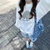 Top de Algodão Puro Super Bonito e Extremamente Elegante para o Início do Outono 2026 Novo Estilo Item Quente Camiseta Solta de Manga Longa para Mulheres Camisa Base Branca