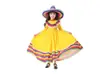 Traje Nacional Mexicano Boêmio Celebração Pai-Filho Festival Vestido Longo Largo Rodado Traje de Performance de Palco