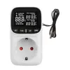 Tc02 Va Tela Display Digital Controle de Temperatura Tomada Aquecedor de Aquário Interruptor de Controle de Temperatura Termostato com Display Digital