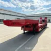 Exportación transfronteriza de remolques de cama baja de 4 ejes, con suspensión de aire completa, para el transporte de artículos grandes, incluyendo semirremolques y transporte de ejes
