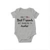 Ropa de bebé para niño de verano, fina, gris, mameluco de manga corta para sublimación, impresión DIY, más vendido transfronterizo de Amazon