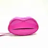 Bolsa de lábios personalizada de fábrica Moda coreana bolsa de lábios bolsa de PU vermelha