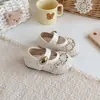 2026 Nuevas Sandalias de Verano de Moda de Dos Maneras Zapatos Individuales Calados de Encaje para Niñas de Primavera y Otoño Tejidos Transpirables Finos Zapatos Mary Jane