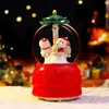 Bola de cristal navideña más vendida transfronteriza, bola de agua luminosa transfronteriza, regalo de vacaciones, decoración navideña, regalo para niños, caja de música