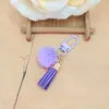 Nuevo llavero, llavero de pompón de dibujos animados, accesorio decorativo, llavero para coche, amuleto para manija de puerta, colgante para bolso