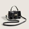 Bolso Cuadrado Pequeño Versátil de Moda para Mujer 2026 Nueva Moda Brillante Bolso de Hombro Único Cruzado Bolso Cuadrado Pequeño Simple para el Trabajo