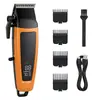 Cortador de Cabelo Elétrico Masculino Cross Novo Display Digital Aparador Elétrico Multifuncional Aparador Elétrico Especial para Salão Tesoura para Cortar Cabelo