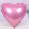 Balão de filme de alumínio estrela de cinco pontas com coração, versão leve de 32 polegadas, balão estrela de folha de alumínio, decoração de festa de aniversário, atacado