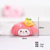 Acessórios de Resina Desenho Animado Fofo Animais Frutas DIY Cola de Chantilly Patch para Capa de Celular Patch para Geladeira Fivela de Sapato Material