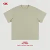 Camiseta Básica Pesada para Hombre de Algodón 100% 305g, Marca de Moda Camiseta Holgada Estilo Americano, Color Sólido Manga Corta para Adolescentes.
