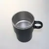 Suministro Directo de Fábrica de Tazas de Agua Marcadas de Acero Interior y Plástico Exterior Venta al por Mayor Personalización Taza de Café Mini de Capacidad Pequeña Simple con Asa