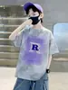 Roupas Infantis Meninos Camiseta de Manga Curta Roupas de Verão 2025 Novas Tops Infantis Verão Crianças Médias e Grandes Verão Meninos Tendência t Atacado