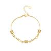 Pulsera de Acero Inoxidable Hueso de Serpiente para Mujer Estilo Francés de Alto Desgaste Acero de Titanio Diseño Europeo Transfronterizo Venta al por Mayor Moda Ins