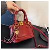 Bolsos transfronterizos moda piel patentada concha brillante bolso para mujer nicho textura bolso de mano para dama ins bolso bandolera