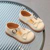 Sapatos Femininos Laço Fofo Sapatos de Princesa Verão Nova Moda Solado Macio Calçados com Velcro Sapatos Sapatos de Performance