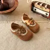 Sapatos Mary Jane Femininos Estilo Retrô Planos 2026 Primavera/Verão Novos Sapatos Pequenos de Couro Macio Princesa Infantil Antiderrapante