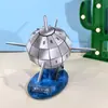 Modelo de Papel Dongfanghong-1 Satélite Artificial Kit DIY Ensamblaje Zhurong Rover Marciano Astronauta Espacial