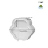 Caixa de armazenamento de garra de gato de resina DIY feita à mão Molde de silicone Urso de garra de gesso Vaso de planta carnuda Vaso de flores de cimento Molde de bolo