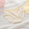 [Ropa interior de algodón para bebé 5a] ropa interior para mujer algodón agradable para la piel cintura antibacteriana antibacteriana calzones sencillos para niña