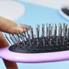 Peine Masajeador de Agujas de Acero Ovaladas con Airbag para Uso Doméstico, Alisado y Voluminización del Cabello, Peine de Cojín de Aire para Salón, Peine de Peinado de Gama Alta