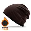 Inverno Quente Veludo Polar Gorro Empilhável Espessurado Forrado com Lã Gorro Baotou para Ciclismo À Prova de Vento À Prova de Frio Proteção para as Orelhas Gorro de Camada Dupla