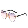 Gafas de Sol para Niños Gafas de Sol con Forma de Corazón Resistentes a los Rayos UV Sin Montura Gafas de Sol para Niños Combinables para Exteriores Gafas de Sol Personalizadas