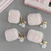 Novo Padrão de Concha Quadrada Imd Apple Adequado para AirPods Pro2 Capa Protetora de Fone de Ouvido Capa Macia de 4ª Geração