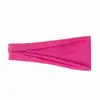 Diadema Ancha Elástica para Mujer Cinta para el Sudor Suave Deportiva Fina Moda para Lavado Facial Entrenamiento Yoga Uso Diario