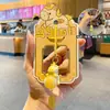Design Original de um Chaveiro de Pônei Cartoon com a Bênção de Ficar Rico Imediatamente, Adequado para Casais, Boneca, Decoração de Mochila, Ano do Cavalo