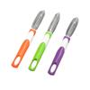 Pelador Multifuncional en Colores Dulces, Pelador 2 en 1, Raspador de Escamas de Pescado de Acero Inoxidable, Pelador de Manzanas y Verduras