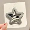 Lindo pasador lateral de peluche para niños, pinza para el cabello versátil y elegante para niñas, dulce y para uso diario accesorio para el cabello de estrella de cinco puntas BB