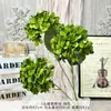 Hortênsia Artificial de 3 Cabeças tipo Doce, Flores Artificiais para Buquês de Casamento, Arte Floral Feita à Mão para Decoração de Salão de Casamento, Parede de Flores e Arranjos de Chão DIY