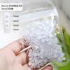 Japonês novo ab cor mágica plana meia rodada pérola unhas jóias atacado sereia branco diy decorações de unhas